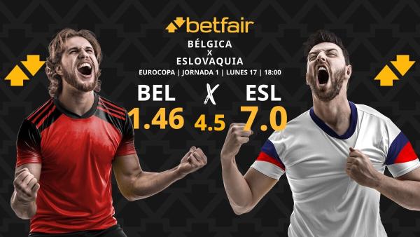 Bélgica vs Eslovaquia horario TV estadísticas clasificación y