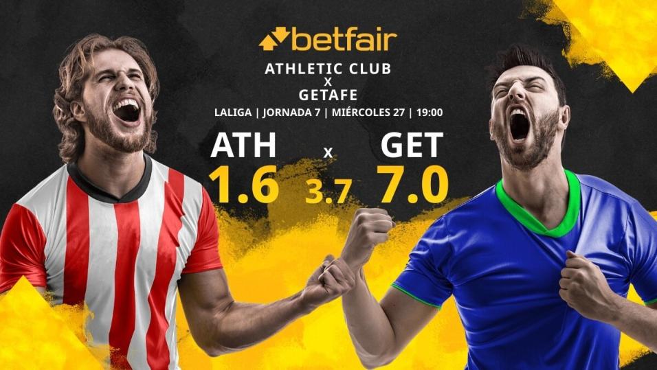 Athletic Club de Bilbao vs Getafe CF horario TV estadísticas