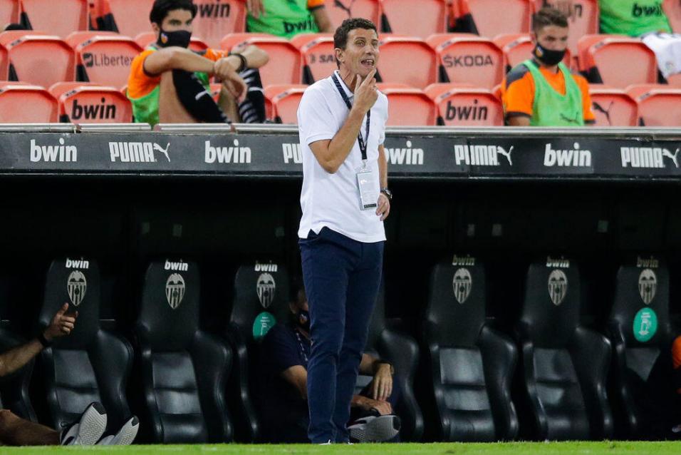 Javi Gracia, entrenador del Valencia