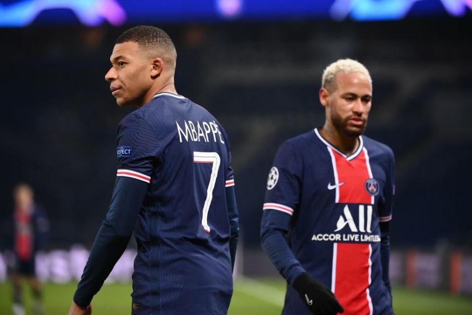 Neymar y Mbappé