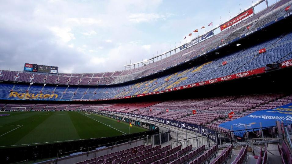 El Camp Nou, antes de la batalla.