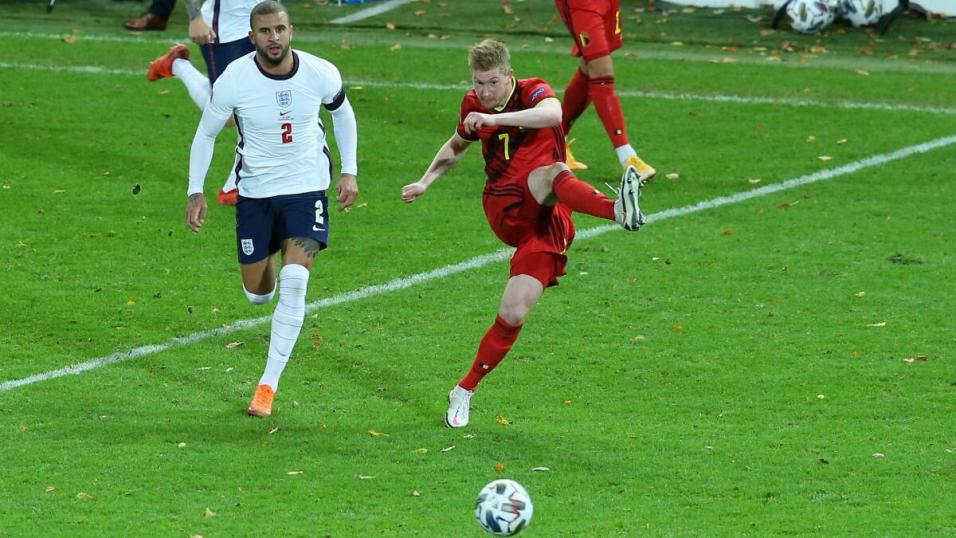 De Bruyne, en un partido reciente ante Inglaterra.