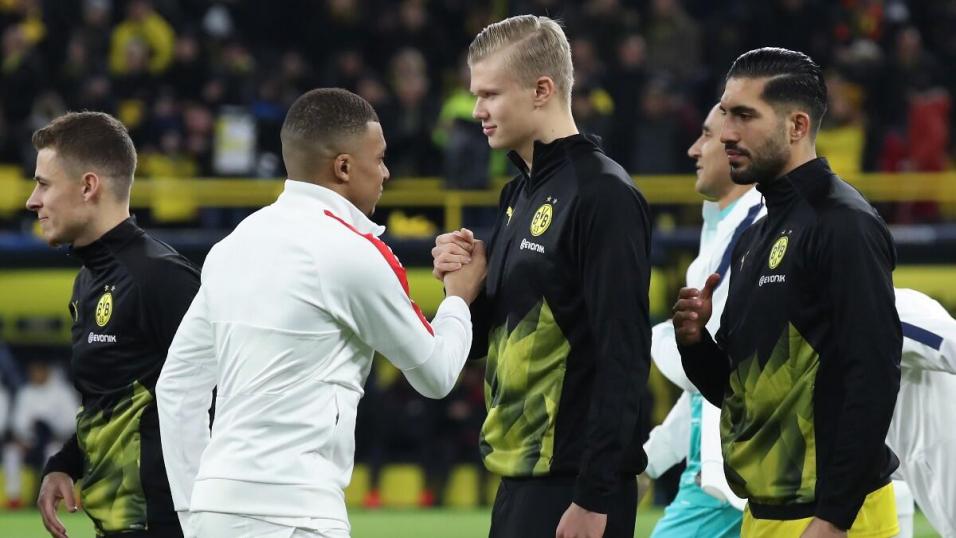 Mbappé y Haaland, dos estrellas en ciernes.