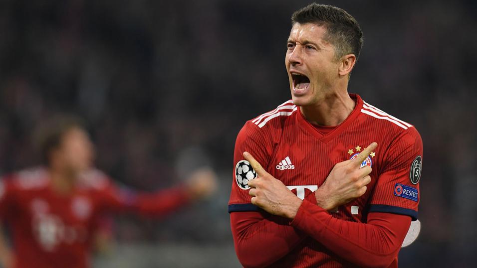 El delantero del Bayern de Múnich, Robert Lewandowski