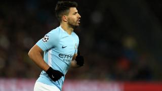Man City striker Sergio Aguero