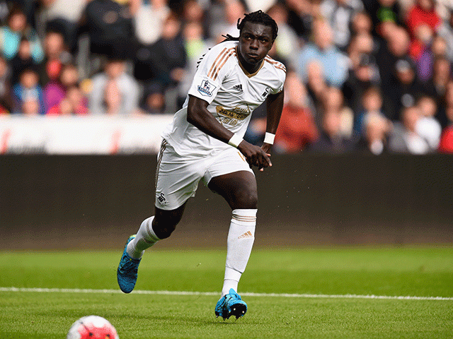Bafetimbi Gomis scored yet again for Swansea