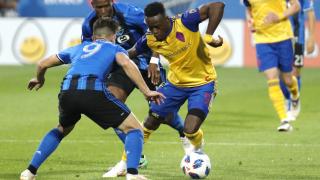 Colorado Rapids forward Yannick Boli