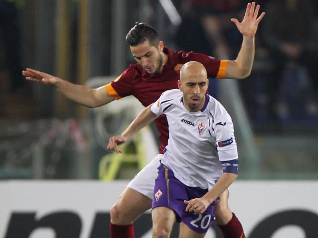 Borja Valero and Kostas Manolas will cross swords again in Florence
