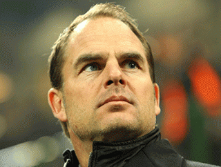 Frank De Boer's side go to Twente this weekend
