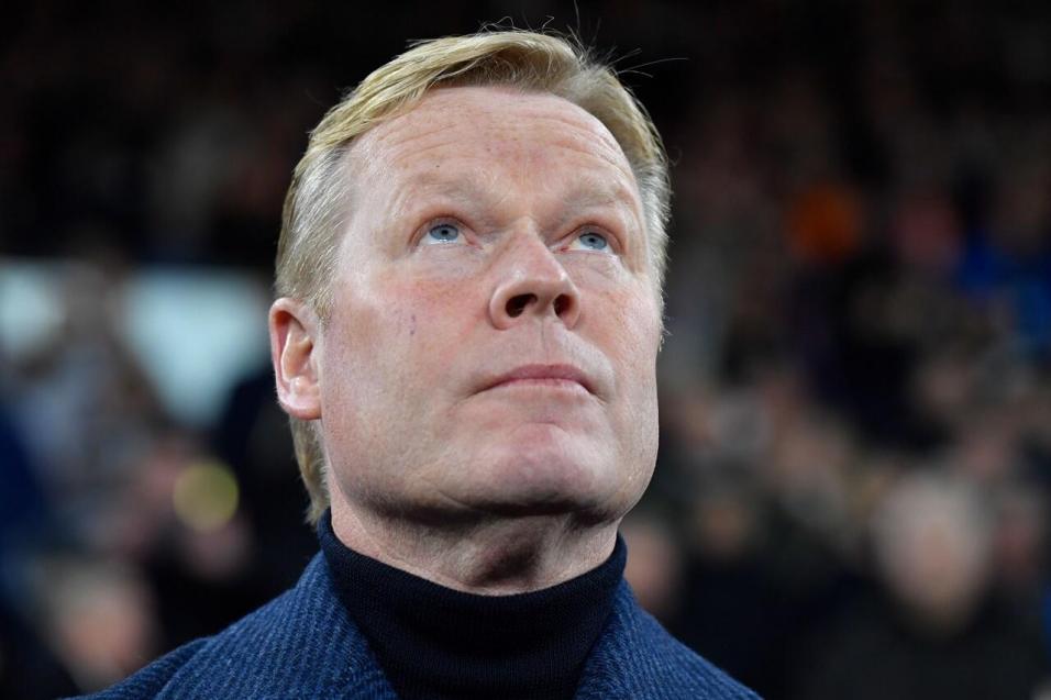 Barcelona head coach Ronald Koeman