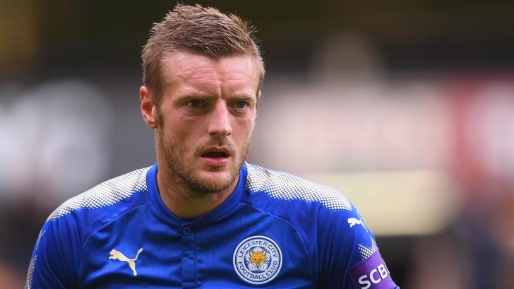 Leicester City striker Jamie Vardy