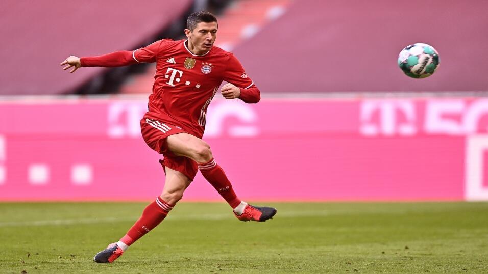 Bayern Munich's Robert Lewandowski