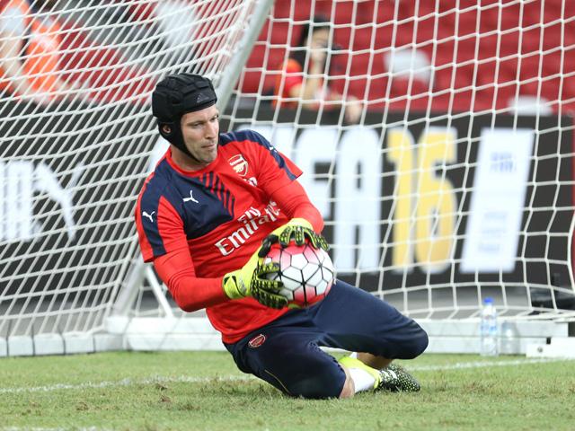 Petr Cech was outstanding on Monday night
