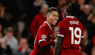 Roberto Firmino and Sadio Mane