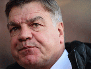 Will Sam Allardyce be looking any happier than this after West Ham's match with Southampton?