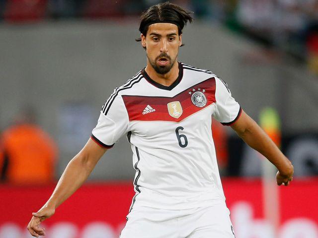 New signing Sami Khedira is part of Juventus' squad to face Borussia Dortmund