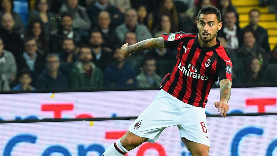 Milan forward Suso