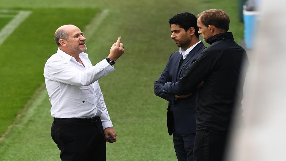 Paris Saint-Germain Henrique Nasser and Thomas Tuchel