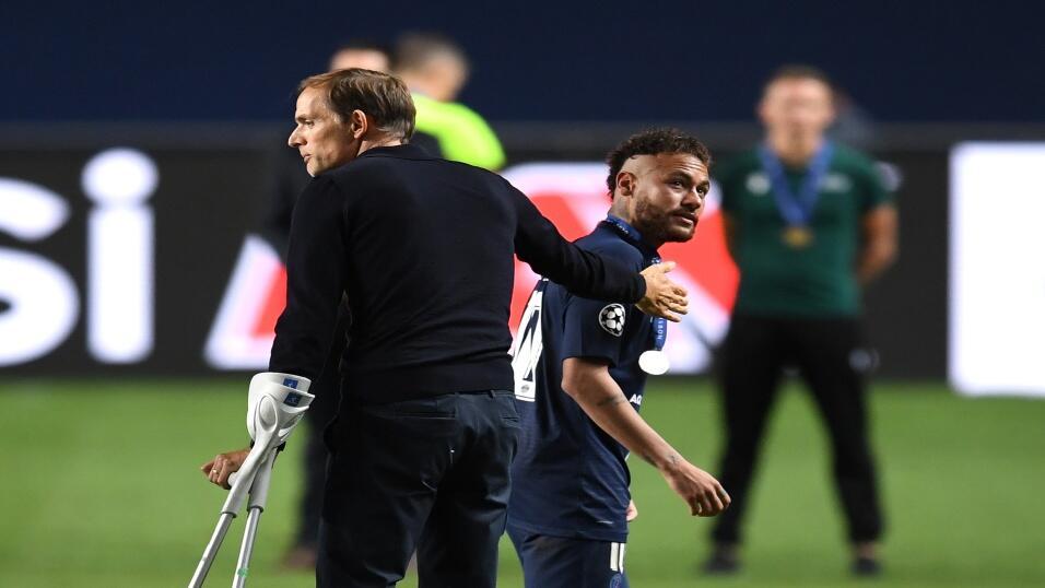 Thomas Tuchel and Neymar.