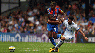 Crystal Palace forward Wilfried Zaha
