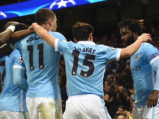Wilfried Bony scored the fourth as Man City defeated Borussia Monchengladbach 4-2