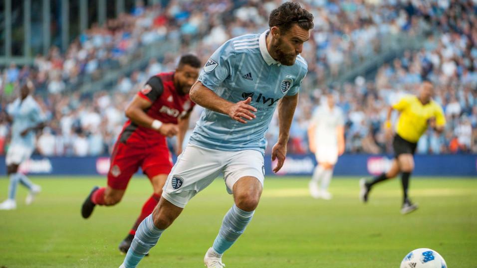 Sporting Kansas City defender Graham Zusi