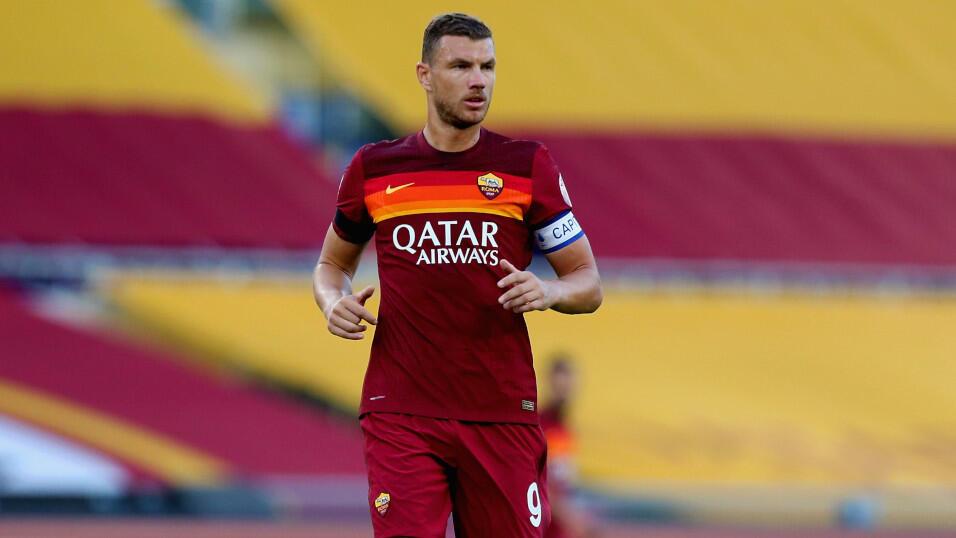 Roma striker Edin Dzeko