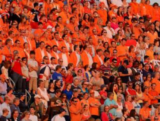 We are all about the orange of Holland today