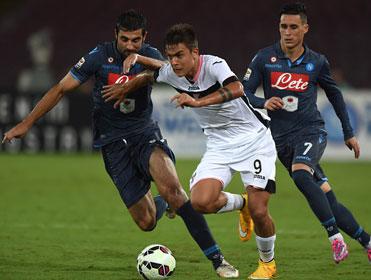 Paulo Dybala’s Palermo drew 3-3 at Napoli earlier this season, so expect a similar outcome in Sicily
