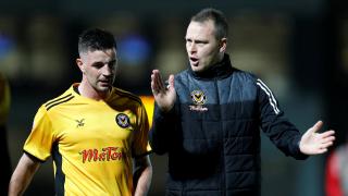 Newport manager Michael Flynn