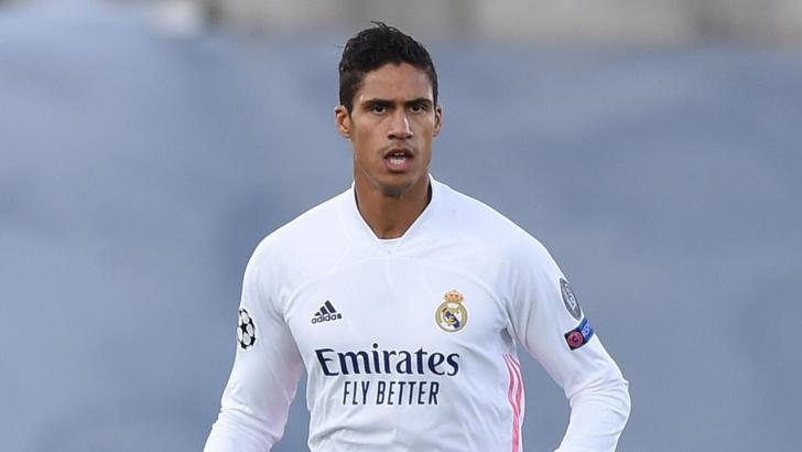 Raphael Varane playing for Real Madrid