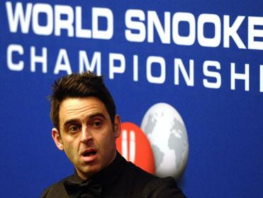 Ronnie will take the world of beating at the Crucible