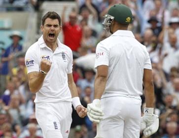 Jimmy Anderson showing the firebrand side of his nature