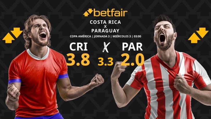 Pronósticos Costa Rica Vs. Paraguay: Horario, Tv, Estadísticas Y 