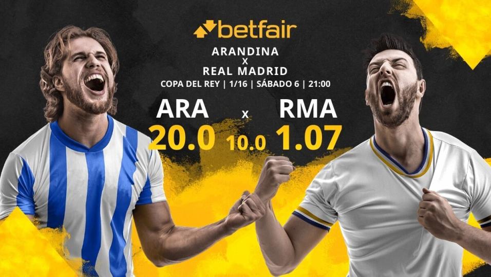 Arandina CF vs. Real Madrid CF horario, TV, estadísticas, cuadro y pronósticos Arandina CF vs. Real Madrid CF horario, TV, estadísticas, cuadro y pronósticos