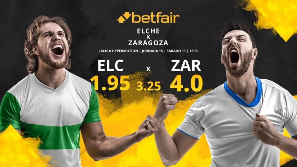 Estadísticas de elche c. f. contra real zaragoza