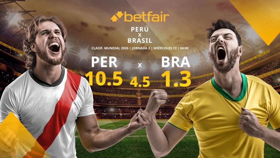 Perú vs. Brasil horario, TV, estadísticas, clasificación y pronósticos