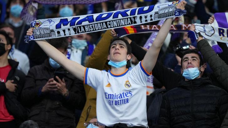 La afición del Real Madrid adora a Camavinga
