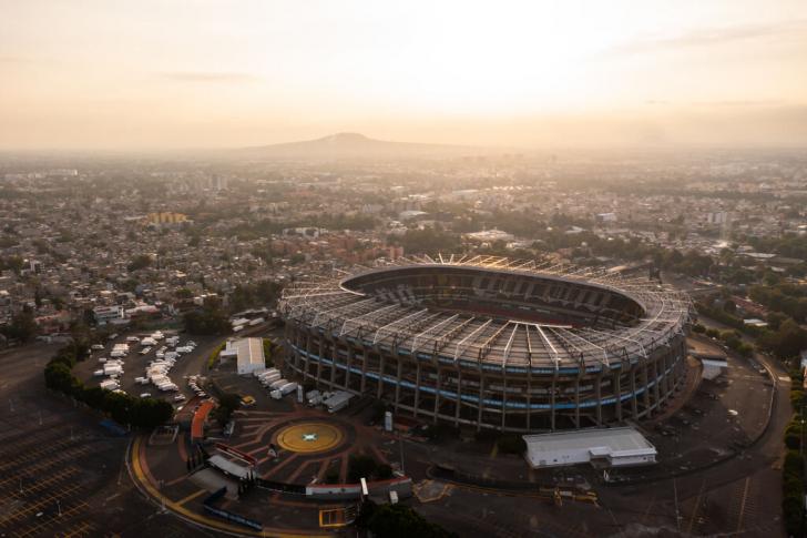El Estadio Azteca, que será una de las sedes en el Mundial 2026