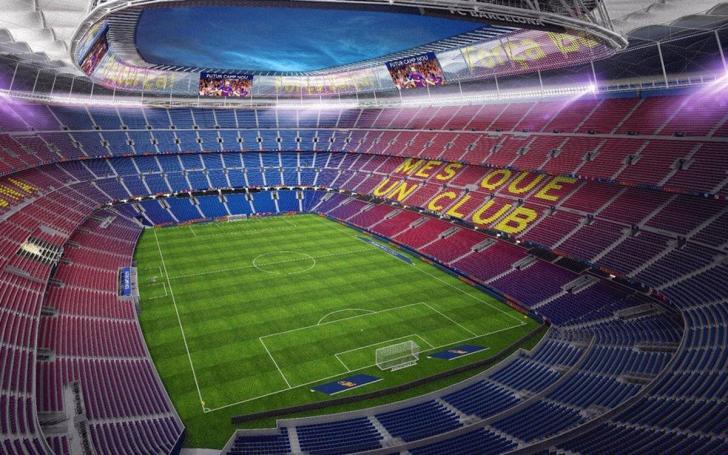 El nuevo Camp Nou en una imagen facilitada por el Barça