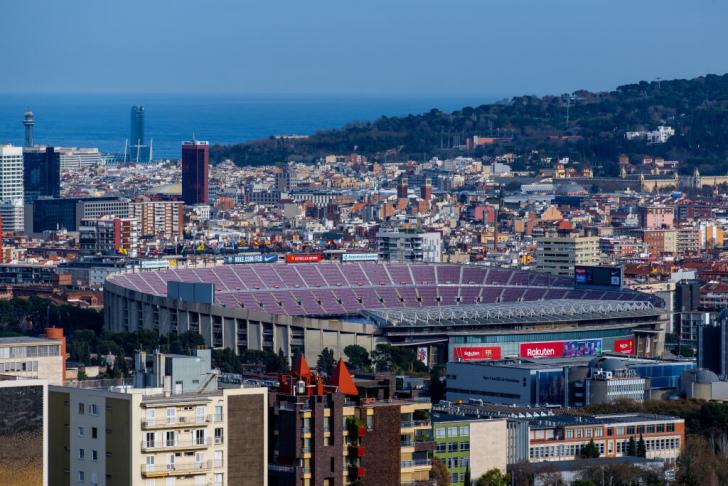Camp Nou, escenario del derbi