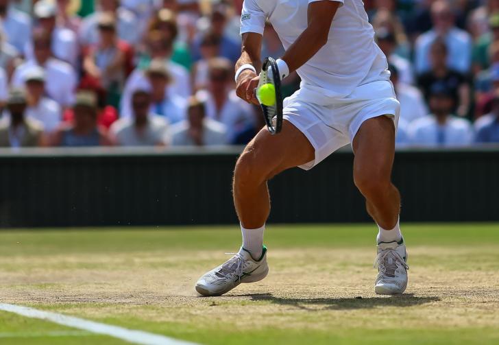 Novak Djokovic, en la final de Wimbledon
