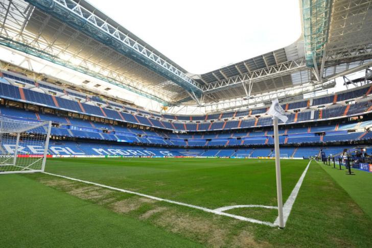 Estadio Santiago Bernabéu antes del partido: Real Madrid vs. RB Leipzig