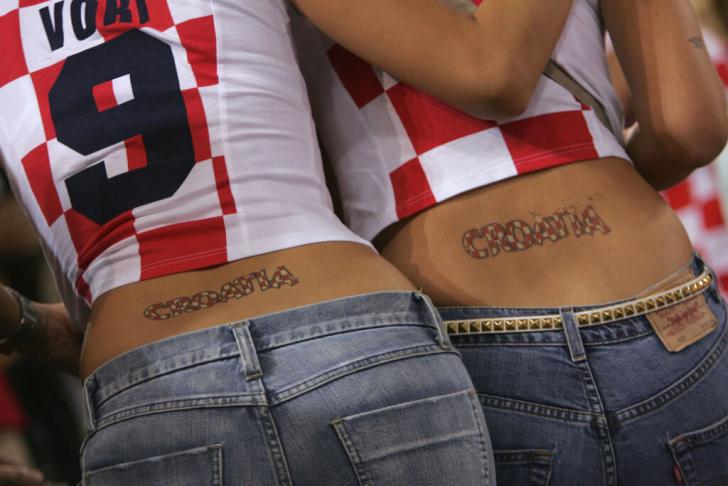 Seguidoras de Croacia en el Mundial