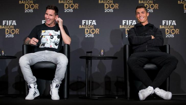 Cristiano y Messi, dueños del trono del fútbol mundial.