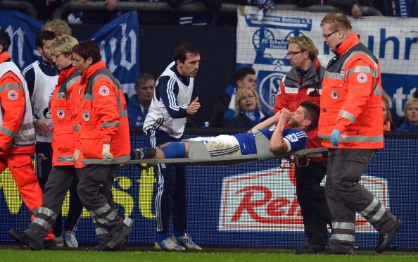 Klaas-Jan Huntelaar is on Schalke's long injury list
