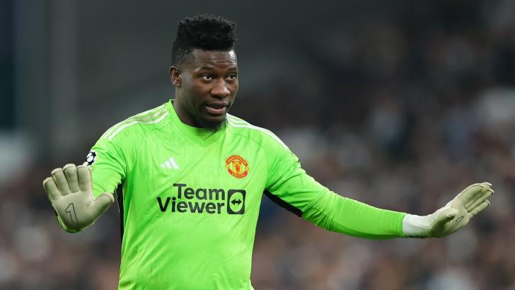 Man Utd goalkeeper Andre Onana