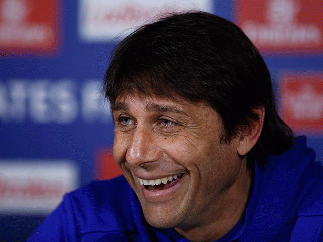 Will Antonio Conte still be smiling after Chelsea's match with Crystal Palace?