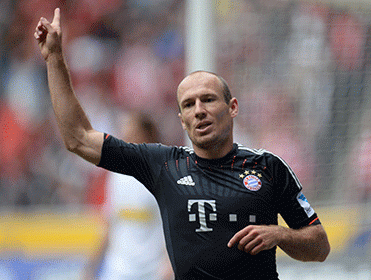 Arjen Robben is hoping to emulate the mighty Marouane Chamakh