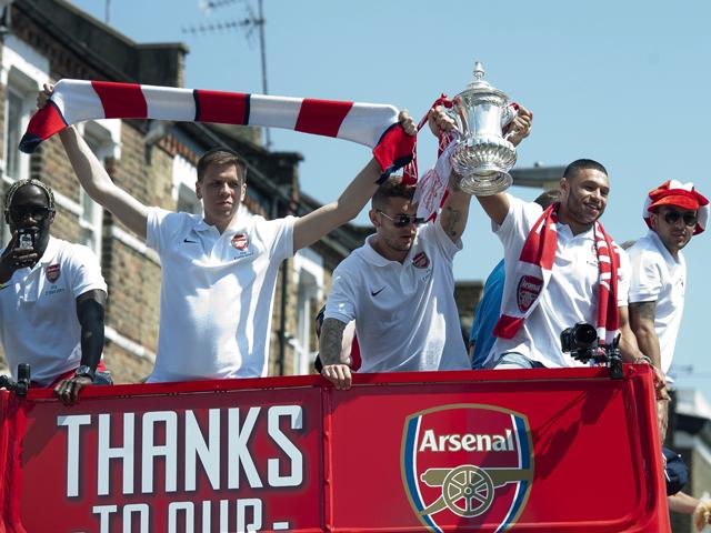 Will Arsenal be getting back aboard a bus following this year's FA Cup final?